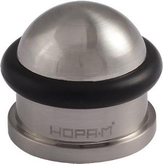 Ограничительный стопор НОРА-М 103 напольный "Матовый никель" 7242