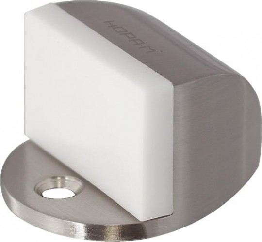 Ограничительный стопор НОРА-М 107 напольный "Матовый никель" 7263