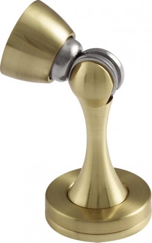 Ограничительный стопор НОРА-М 809 магнитный, универсальный "Матовое золото" 8887