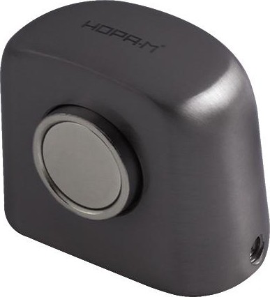 Ограничительный стопор НОРА-М 802 магнитный, напольный "Графит" 19091