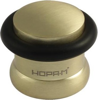 Ограничительный стопор НОРА-М 102 напольный "Матовое золото" 7232