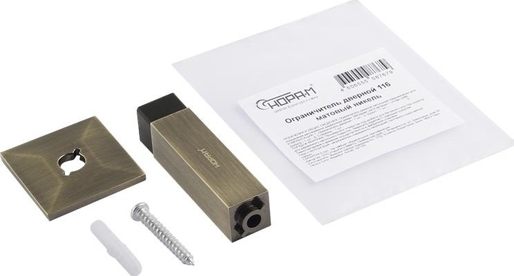 Ограничительный стопор НОРА-М 116 настенный "Старая бронза" 16021 - изображение 2