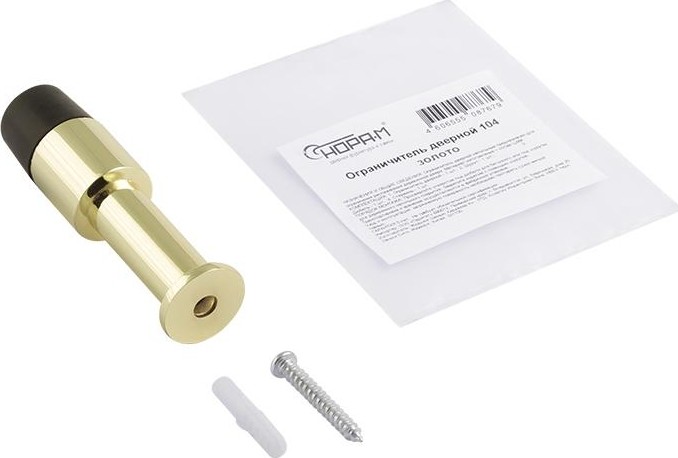 Ограничительный стопор НОРА-М 104 настенный "Золото" 8035 - изображение 2