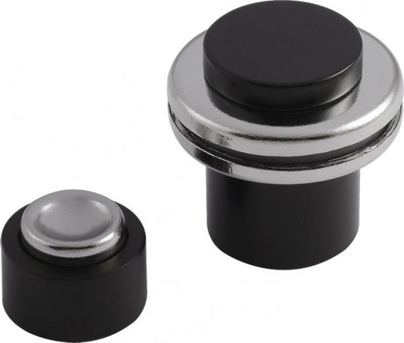 Ограничительный стопор НОРА-М 804 магнитный, напольный "Черный" 18552