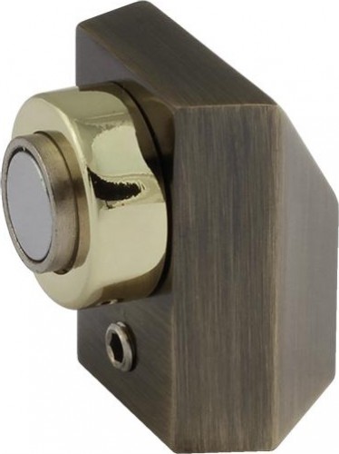 Ограничительный стопор НОРА-М 801 магнитный, напольный "Старая бронза" 8866