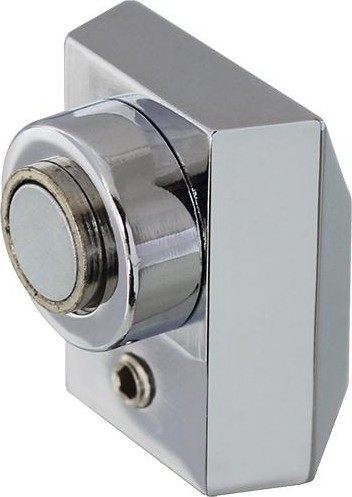 Ограничительный стопор НОРА-М 801 магнитный, напольный "Хром" 8864