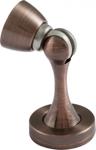 Ограничительный стопор НОРА-М 809 магнитный, универсальный "Старая медь" 8888
