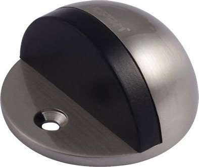 Ограничительный стопор НОРА-М 100 напольный "Матовый никель" 6496