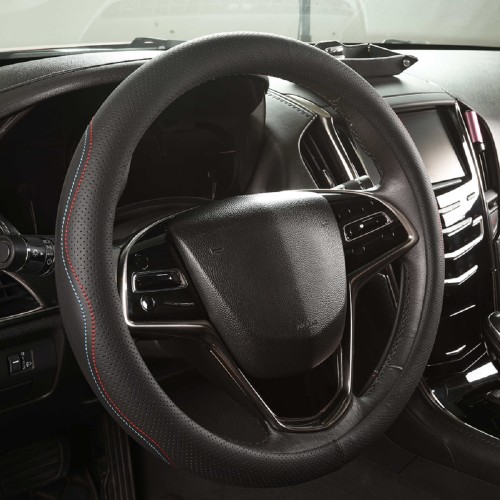 Оплетка на руль ARNEZI A0501035 (M 38 см, иск. кожа PU) черная с перфорацией - изображение 3