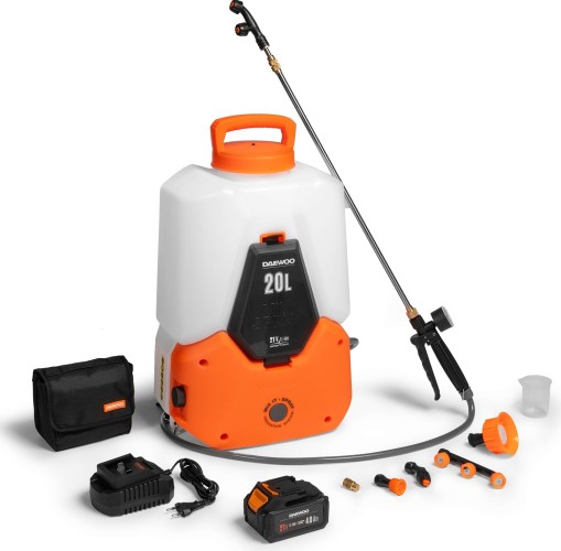 Опрыскиватель аккумуляторный DAEWOO DSA 2021LI SET с акб 21в и зу - изображение 2