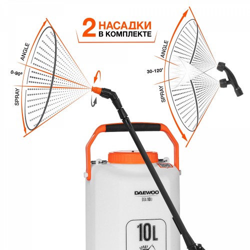 Опрыскиватель аккумуляторный DAEWOO DSA 10 Li - изображение 4