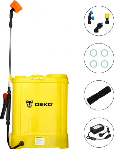 Опрыскиватель аккумуляторный DEKO DKSP12 14 л 065-0951 - изображение 2