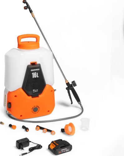 Опрыскиватель аккумуляторный DAEWOO DSA 1621LI SET с акб 21в и зу - изображение 2