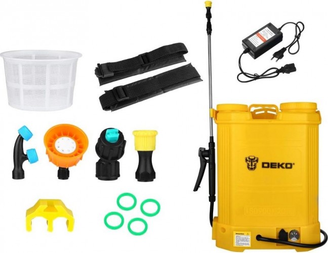 Опрыскиватель аккумуляторный DEKO DKSP10 Li-ion 16 л 065-0954 - изображение 3