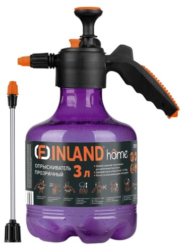 Опрыскиватель ручной FINLAND 2029 home с прозрачным баком 3л