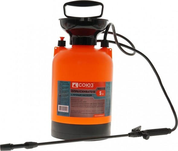 Опрыскиватель СОЮЗ 3016-21-5С 5л с ручным насосом