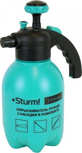 Опрыскиватель Sturm 3016-22-015 с 3 насадками, 1,5л. - изображение 2