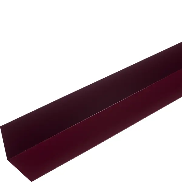 Планка OPTIMA для внутренних углов с полиэстеровым покрытием 2 м цвет красный - изображение 2
