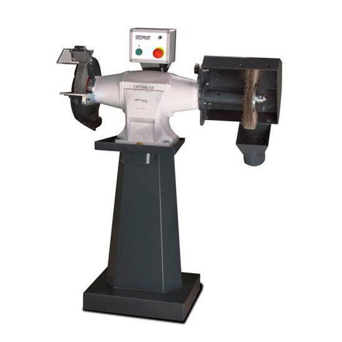 Комбинированное точило со стальным проволочным диском OPTIMUM OPTIgrind GZ 20 C - изображение 2