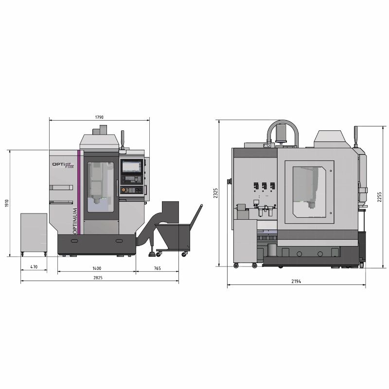 Станок фрезерный OPTIMUM OPTImill F 120X с ЧПУ - изображение 7