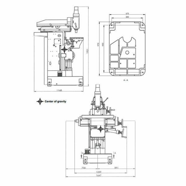 Станок универсально-фрезерный OPTIMUM OPTImill MZ 2S - изображение 4