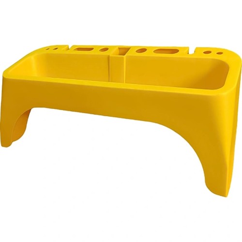 Органайзер АЛЮМЕТ AK012 желтый, пластиковый, накладной, для M84хх, AM7хх, АРА7хх AK012