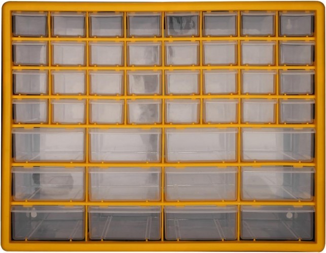 Органайзер DEKO DKTB12 система хранения 44 выдвижных ящика (50х16х39см) 065-0817 - изображение 2