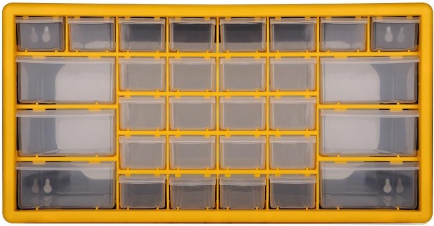 Органайзер DEKO DKTB13 система хранения 30 выдвижных ящиков (50х16х25см) 065-0818 - изображение 2