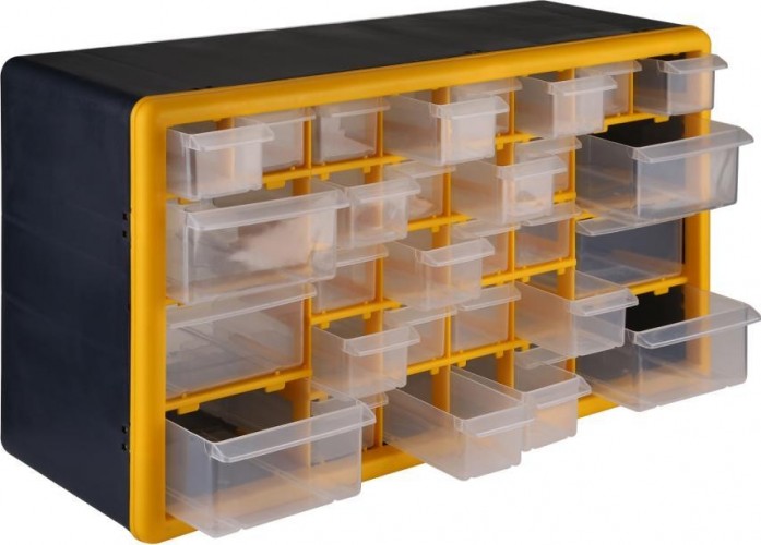 Органайзер DEKO DKTB13 система хранения 30 выдвижных ящиков (50х16х25см) 065-0818 - изображение 5