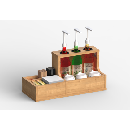 Органайзер для кофейни с антикражной панелью КМ-орг-9-1