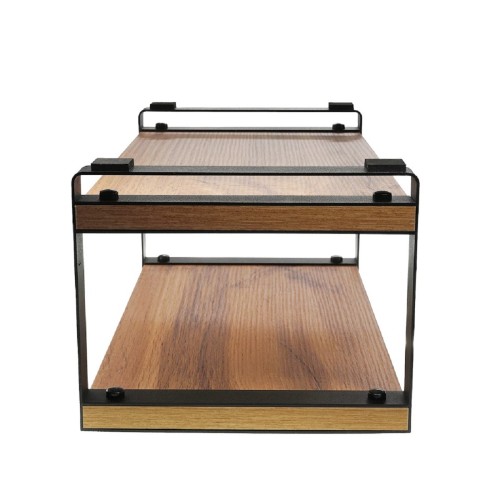 Органайзер кухонный EMBODIMENT EMB-KO-WDT-VOB двухъярусный, дуб Вотан, черный - изображение 4