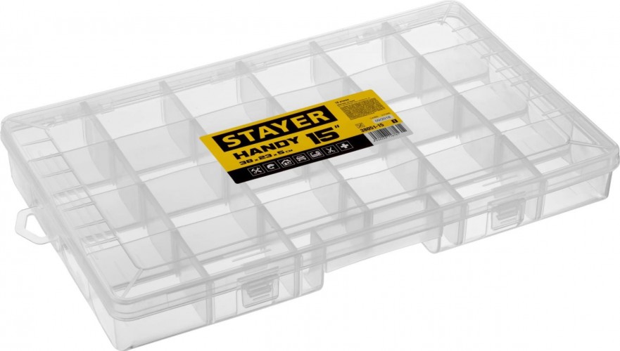 Органайзер STAYER HANDY-15 пластиковый, 38051-15_z01