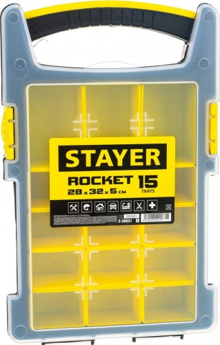 Органайзер STAYER ROCKET-15 пластиковый, 2-38031_z01