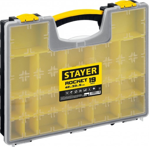 Органайзер STAYER ROCKET-19 пластиковый, 2-38032_z01