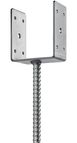 Основание столба ЗУБР U-образное 101х120х60мм 310286-100