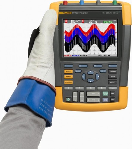 Осциллограф Fluke 190-204 - III 5282463 - изображение 3