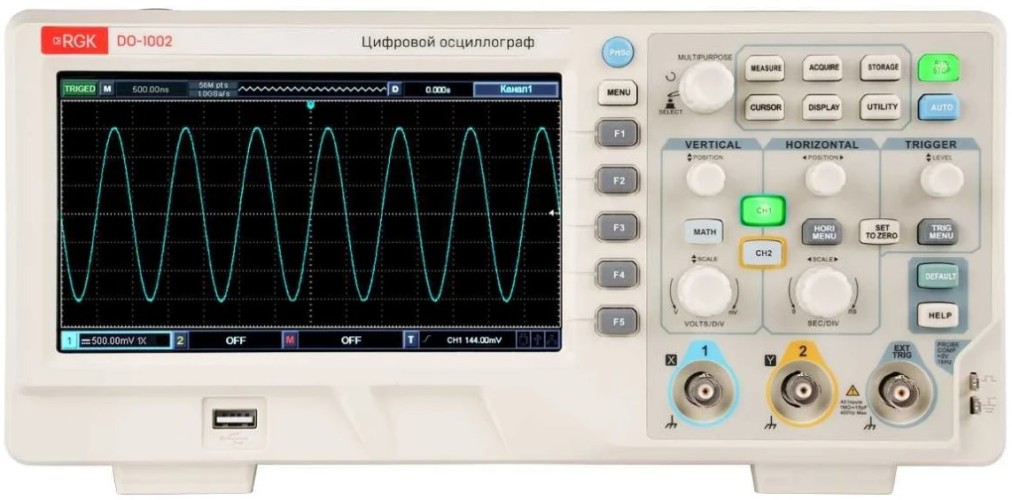 Осциллограф RGK DO-1002 цифровой  754576 - изображение 5