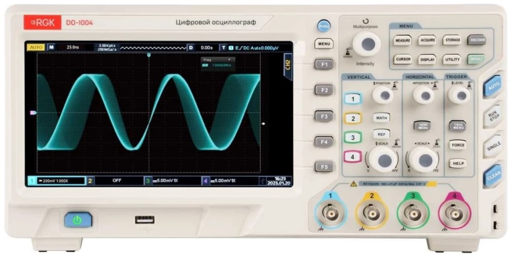 Осциллограф RGK DO-1004 цифровой  754590 - изображение 3