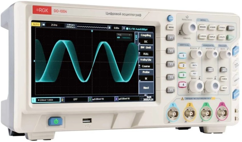 Осциллограф RGK DO-1004 цифровой  754590 - изображение 2