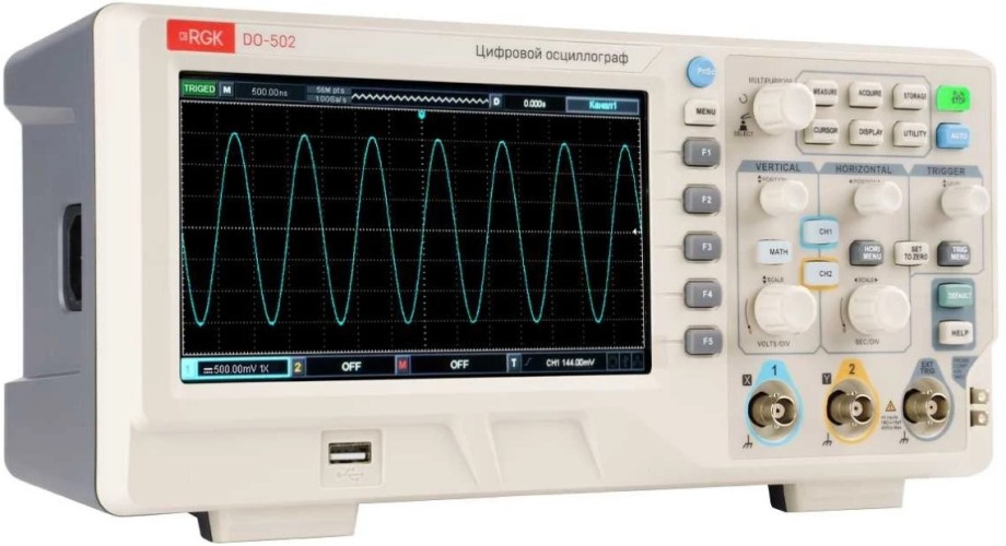 Осциллограф RGK DO-502 цифровой  754583 - изображение 2