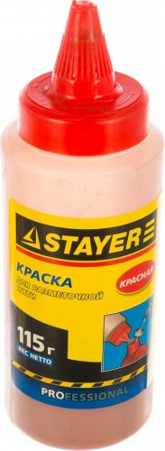 Отбивка STAYER MASTER краска для разметочной нити, красная, 115г 2-06401-2_z01