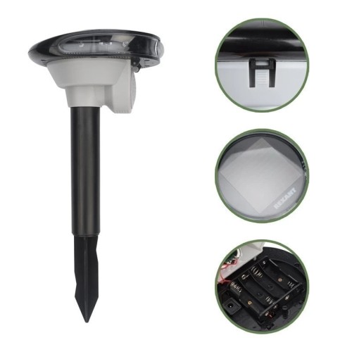 Отпугиватель животных REXANT 71-0079 звуковой с датчиком движения, на солнеч. батарее - изображение 2