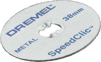 Отрезной круг армированный по металлу DREMEL SC456 38 мм, 5 шт. 2615S456JC