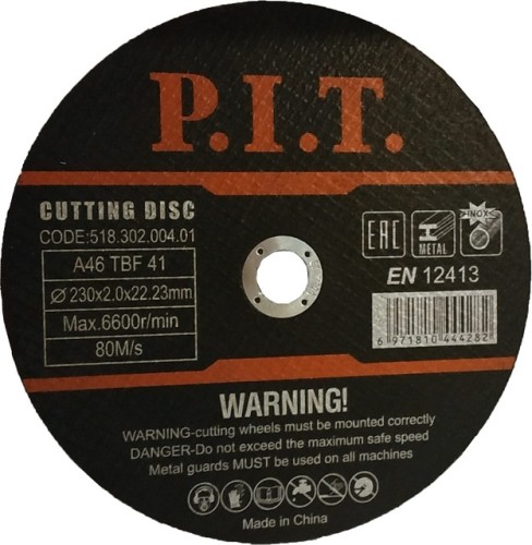 Отрезной круг по металлу P.I.T. 518.302.004.01
