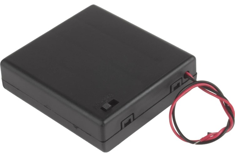 Отсек батарейный KRAMER 16-0826-9 BH640, 4хАА (с проводами, закрытый) - изображение 4