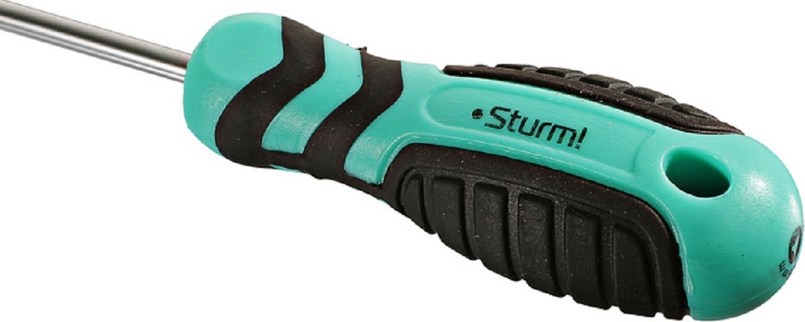 Отвертка 3-гранная Sturm 1040-21-TR23-125 магнит. наконеч., 2,3x125мм - изображение 2