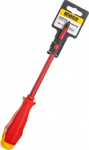 Отвертка диэлектрическая Biber 85598 PH 2х150мм тов-079420 - изображение 2