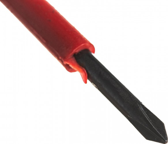 Отвертка диэлектрическая Biber 85595 PH 0х75мм тов-079417 - изображение 3