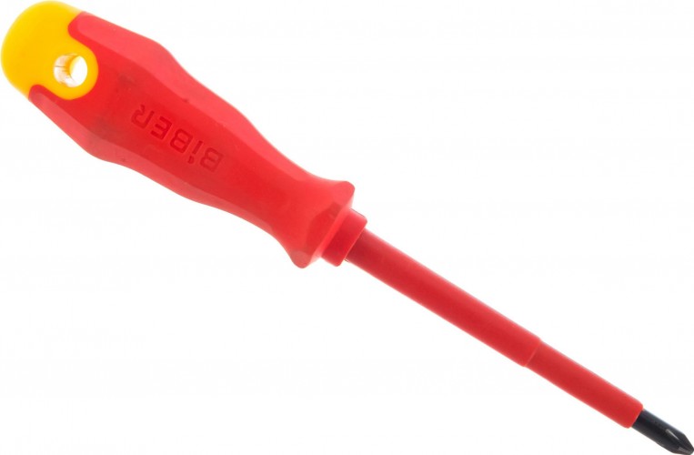 Отвертка диэлектрическая Biber 85597 PH 2х100мм тов-079419