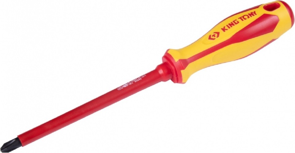 Отвертка диэлектрическая  KING TONY 14780306 PZ3 х 150 мм